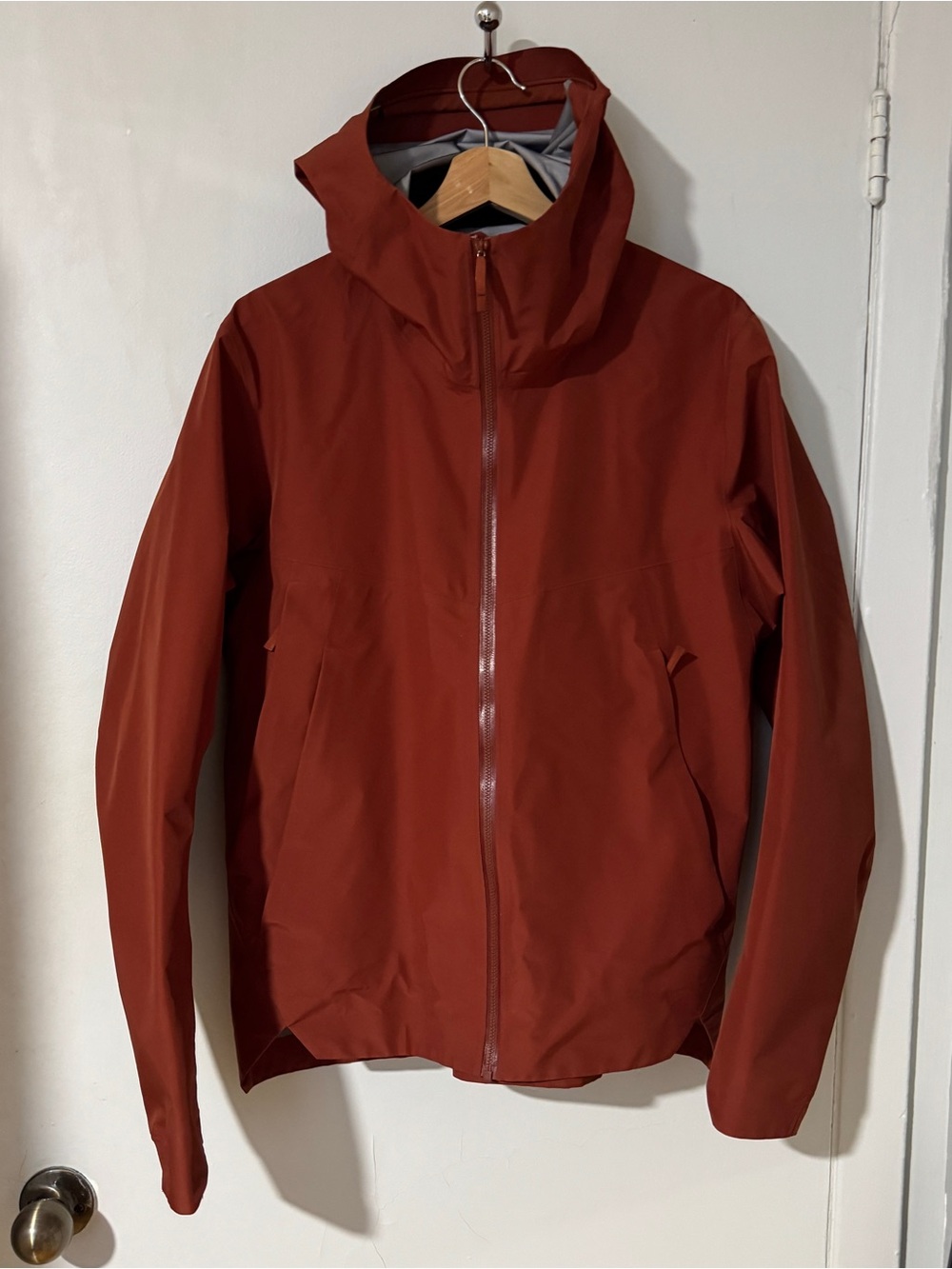 Arcteryx Veilance Arris Jacket Medium Men's Shell Outdoor Orange Rust